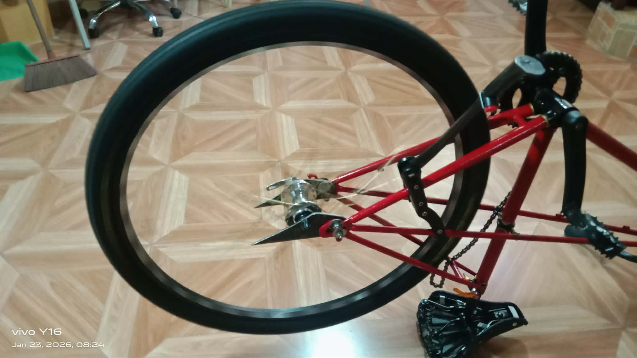 Swb0 SWB0 - BIG RED (Steel Mixte) | Rat Rod Bikes Bicycle Forum
