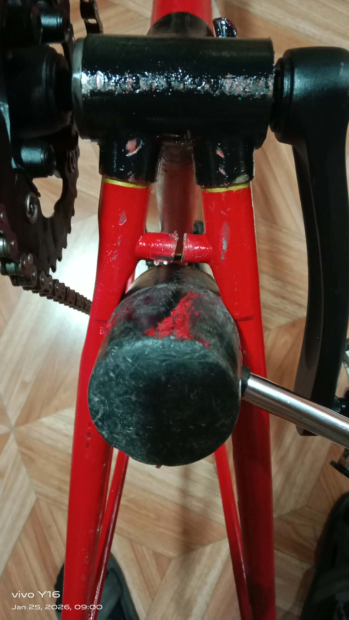 Swb0 SWB0 - BIG RED (Steel Mixte) | Rat Rod Bikes Bicycle Forum