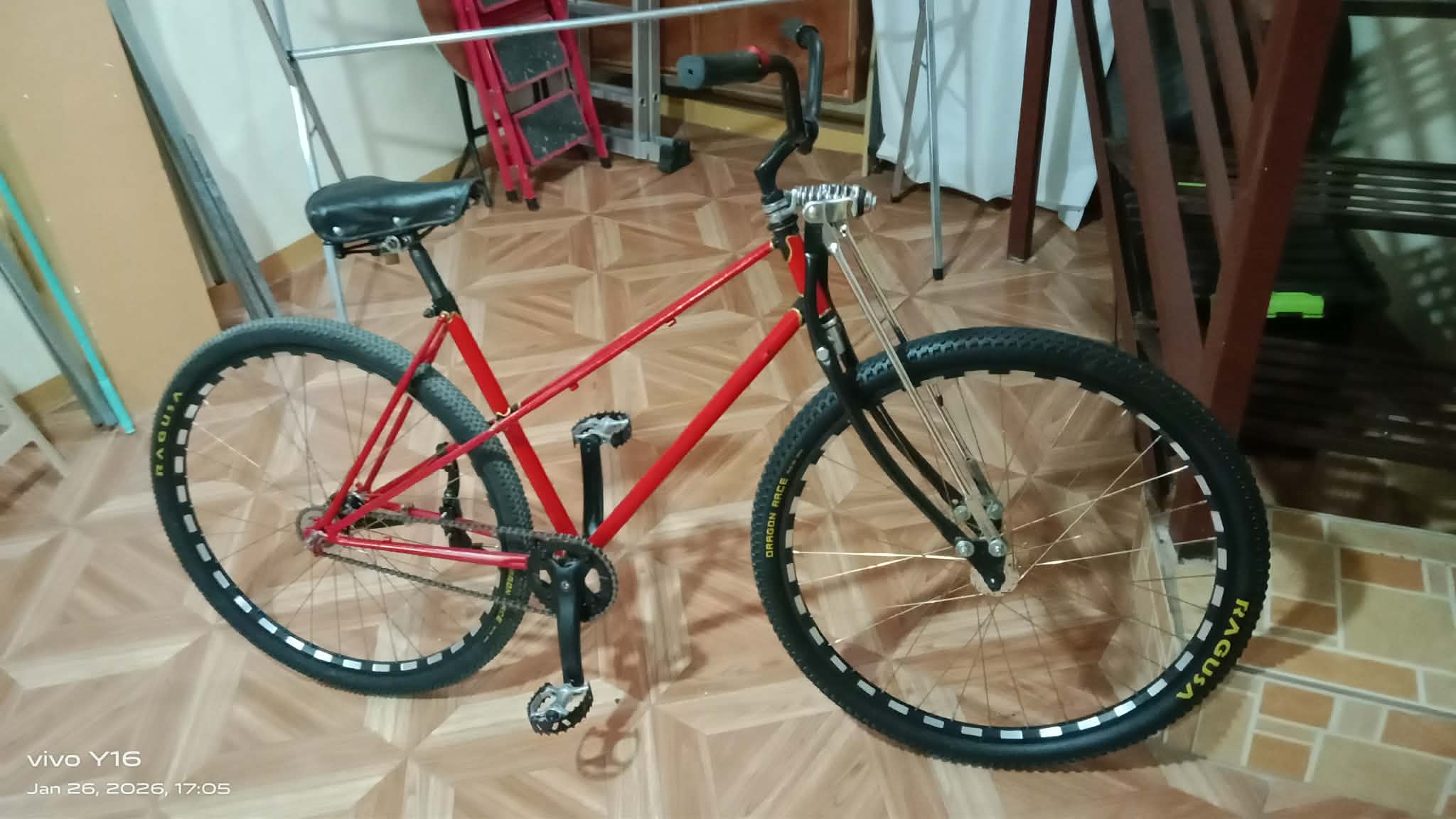 Swb0 SWB0 - BIG RED (Steel Mixte) | Rat Rod Bikes Bicycle Forum